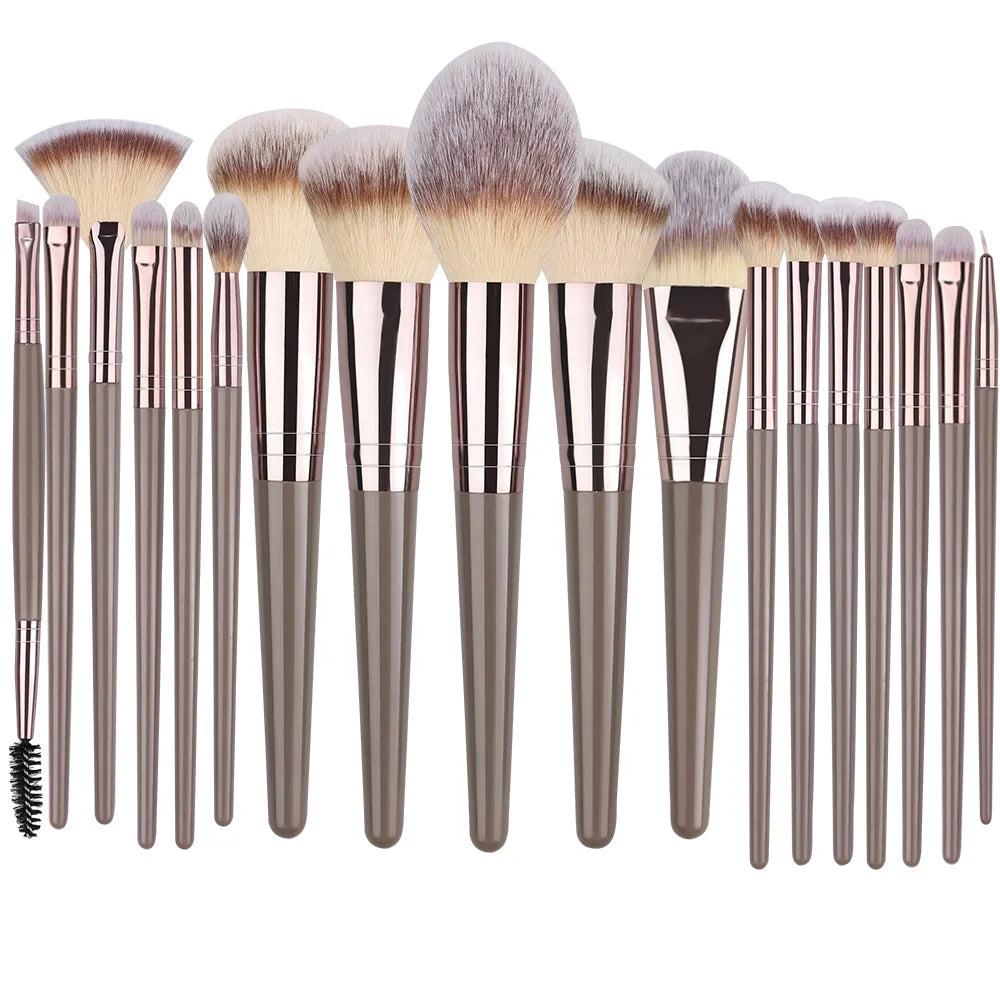 NEUE 1-20PCS Make-Up Pinsel Set Foundation Erröten Pulver Concealer Lidschatten Weichen Und Flauschigen Weiblichen Kosmetische Schönheit Werkzeuge lagerung