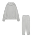Frauen Kapuze Trainings anzug Sport 2 Stück Set Streetwear Sweatshirts Pullover Hosen Anzug nach Hause Jogging hose Hosen Outfits