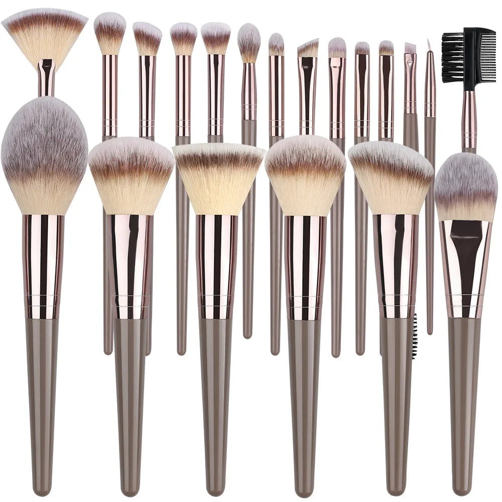NEUE 1-20PCS Make-Up Pinsel Set Foundation Erröten Pulver Concealer Lidschatten Weichen Und Flauschigen Weiblichen Kosmetische Schönheit Werkzeuge lagerung