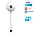 Tuya 5MP Mini WiFi Kamera Indoor 2K Sicherheit Kamera für Baby Monitor Wireless USB Stecker IP Überwachung AI auto Tracking Babe Cam