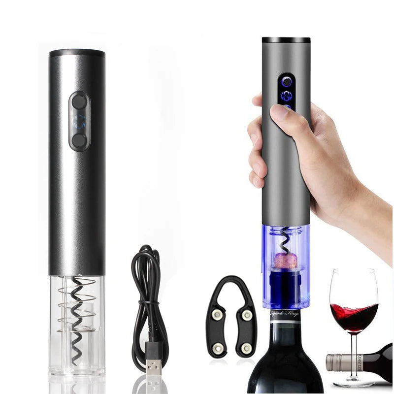 Elektrischer Flaschenöffner, Rotwein-Folienschneider, automatischer Rotwein-Öffner, Glasöffner, Heim- und Küchenzubehör, Gadgets, Flaschenöffner