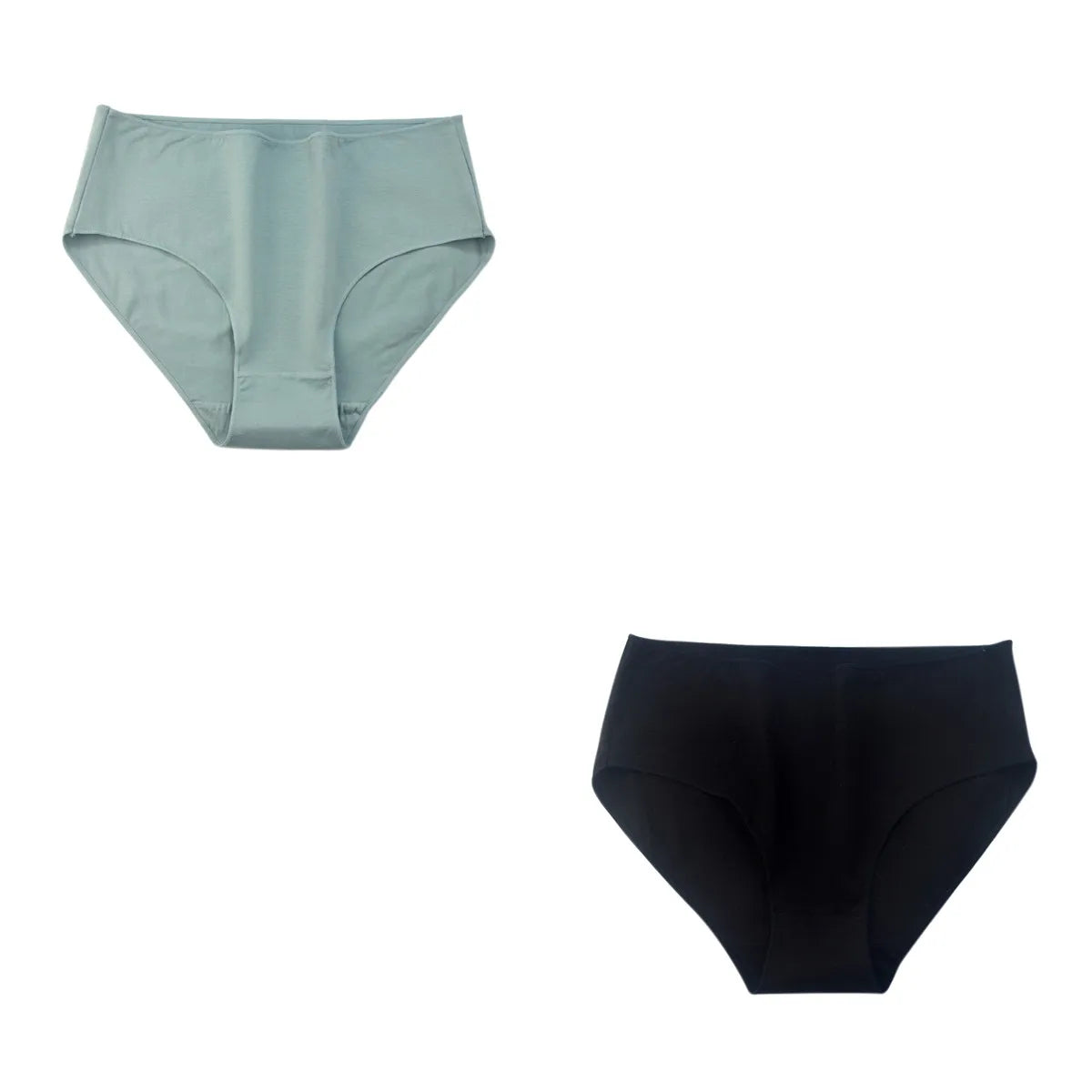 2 teile/satz Baumwolle Höschen Slips Frauen hohe Taille Unterhose einfarbige Hosen weiblich intimates comfot atmungsaktive Dessous M-2XL
