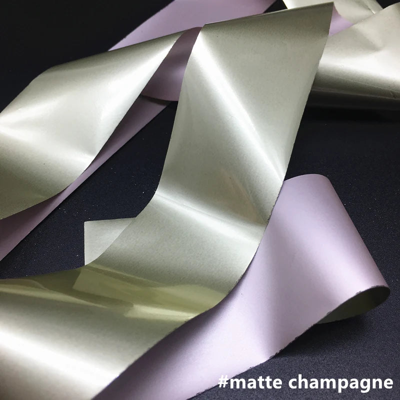 1 m holografische Nagelfolienaufkleber mit Spiegeleffekt, Nagelkunst-Transferpapier, matt, lila, Transferaufkleber, matte goldene Nägel, Maniküre