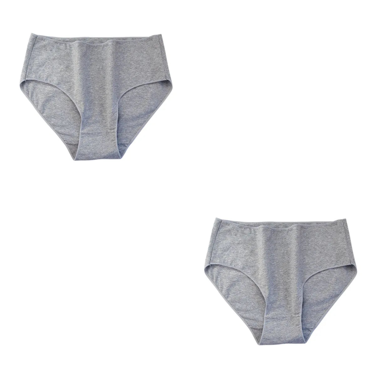 2 teile/satz Baumwolle Höschen Slips Frauen hohe Taille Unterhose einfarbige Hosen weiblich intimates comfot atmungsaktive Dessous M-2XL