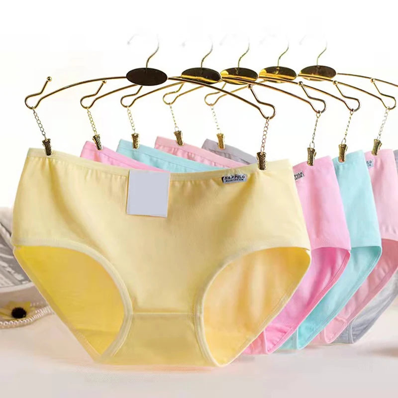 Explosion Stil Damen Unterwäsche Damen reine Zuckerwatte Farbe einfache Unterwäsche bequeme sexy einfarbige Damen Höschen