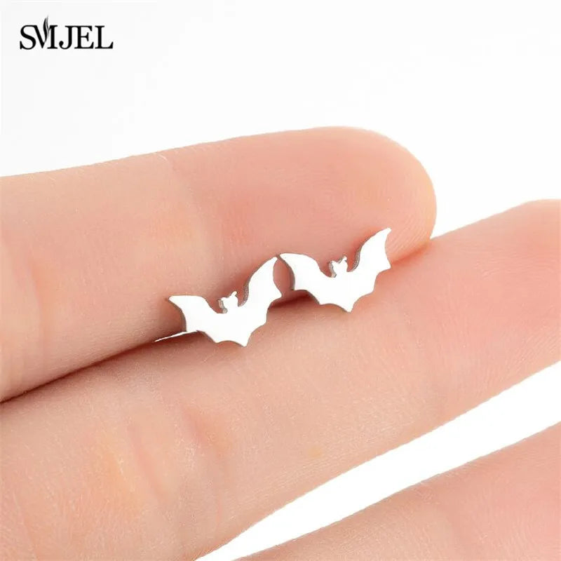 Edelstahl Schwalbe Kleiner Ohrring Mehrere Kleiner Vogel Schmuck Frauen Taube Flamingo Papagei Zweig Kolibri Kranich Ohrstecker
