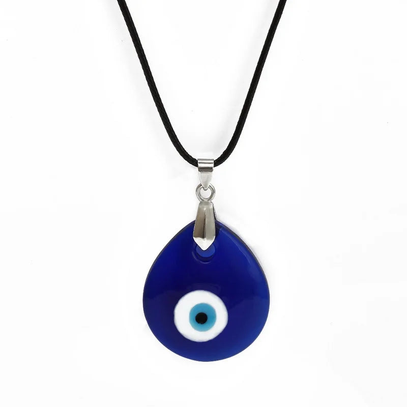 Vintage Türkische Bösen blick Anhänger Halskette für Frauen Mode Schlüsselbein Kette Aussage Halskette Boho Party Schmuck Femme Collares