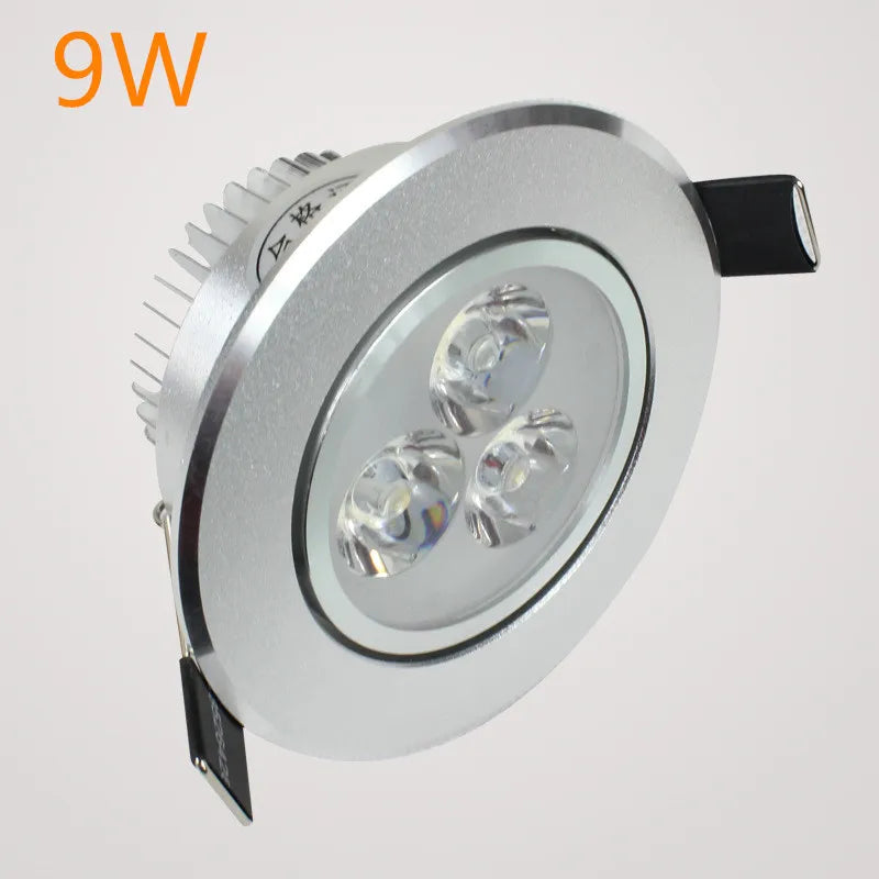 LED-Downlight-Spot, LED-Deckeneinbau, heißer Verkauf, 9 W, 12 W, 15 W, 21 W, AC220 V, Downlight, dimmbar, LED-Downlight, LED-Spot-Licht