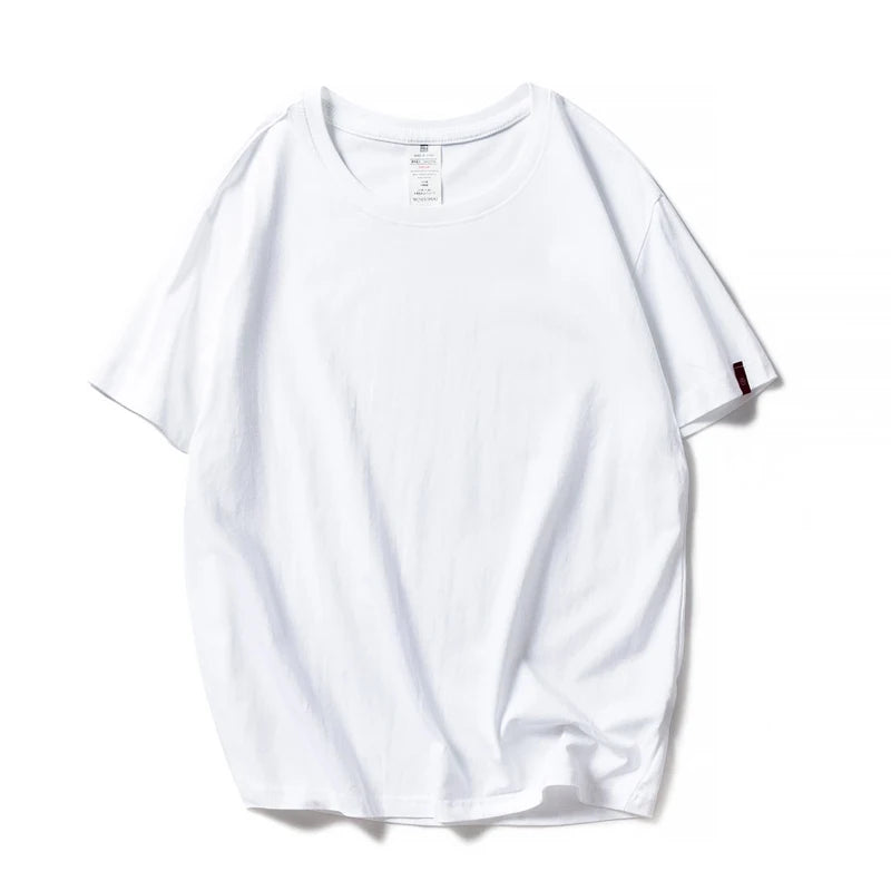 MOINWATER Neue Frauen Schwarz Weiß T-shirts Dame Solide Baumwolle Tees Kurzarm T shirts Weibliche Sommer Tops für Frau
