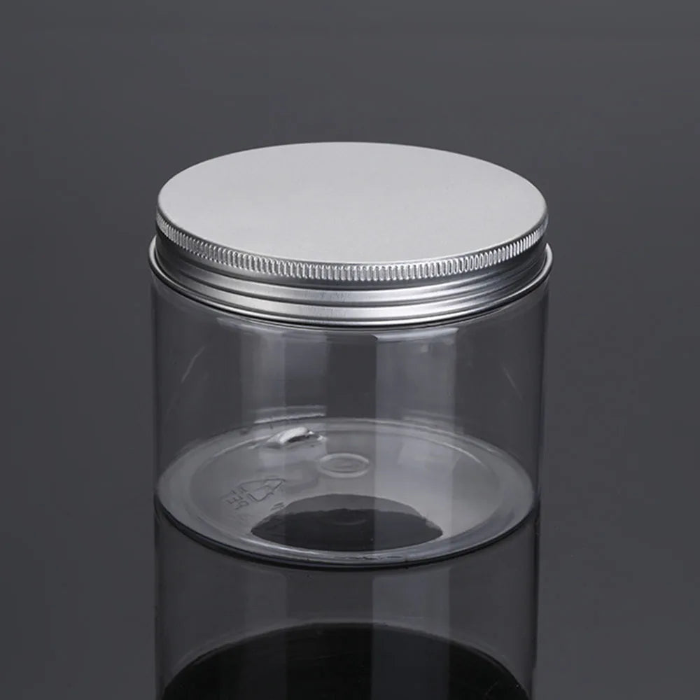 Durchsichtiges Plastik glas und Deckel leeres Glas Waschtisch behälter Behälter Candy Box Reise flasche 30ml 50ml 60ml 80ml 120ml 250ml 500ml ml