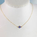 Vintage Türkische Bösen blick Anhänger Halskette für Frauen Mode Schlüsselbein Kette Aussage Halskette Boho Party Schmuck Femme Collares