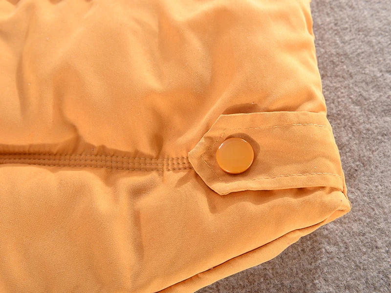 Plus Größe 6XL Damen Daunenweste mit Kapuze, warm, Herbst und Winter, dick, übergroß, abnehmbare Weste für Damen