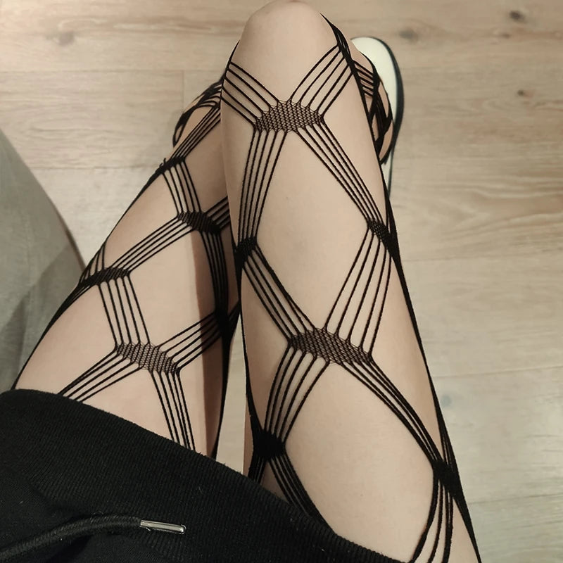 Sexy Mesh Strümpfe Strumpfhosen Frauen Spitze Strumpfhosen Sheer Strümpfe Damen Fishnet Strumpfhosen Lange Strumpf Frauen Sexy Dessous