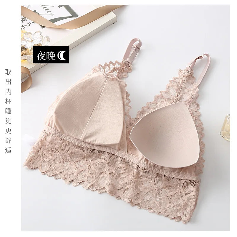Frauen Spitze Bh Set Tiefem V Bh und Höschen Set Spitze Bralette Nahtlose Unterwäsche Stickerei Dessous Weibliche Sexy Dessous Set