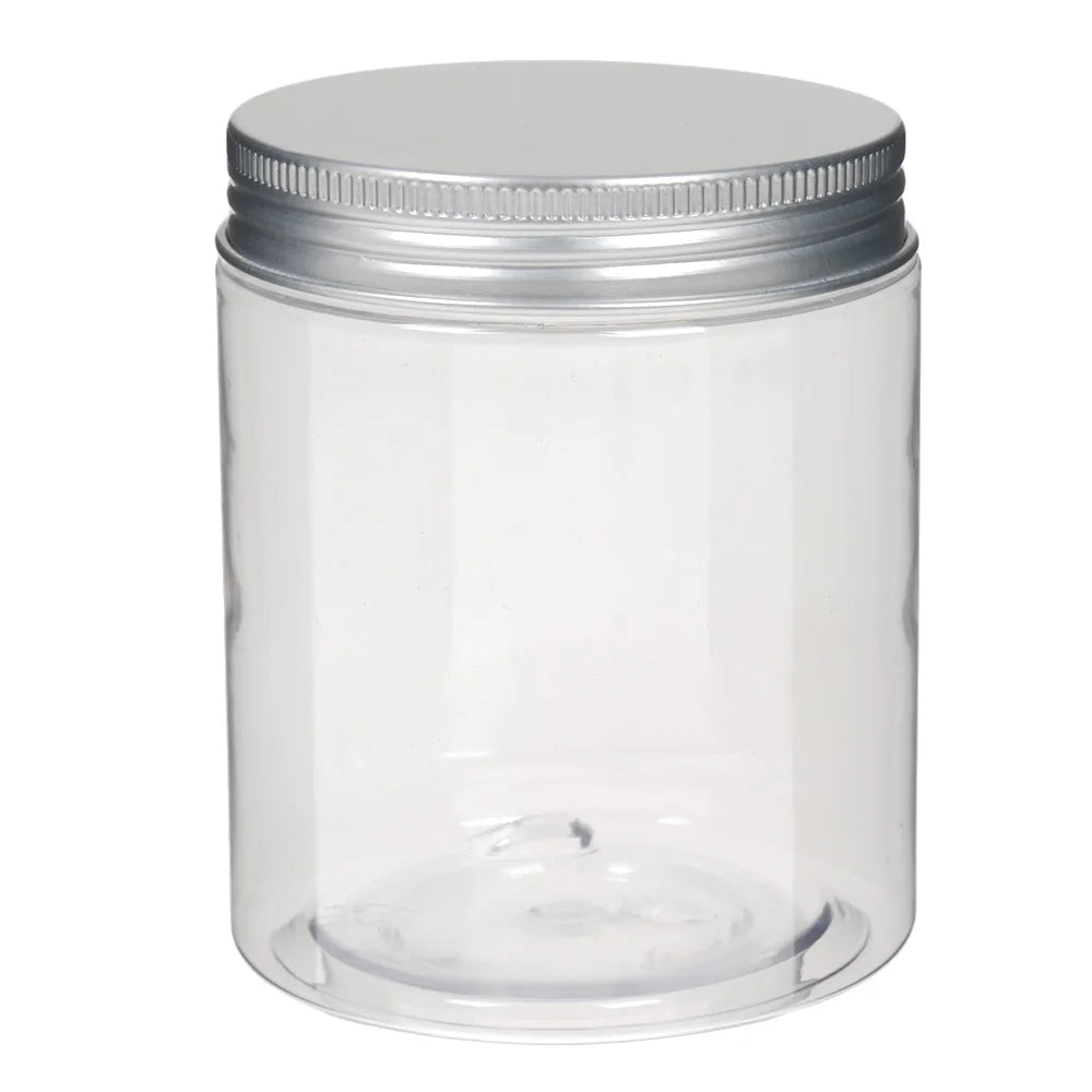 Durchsichtiges Plastik glas und Deckel leeres Glas Waschtisch behälter Behälter Candy Box Reise flasche 30ml 50ml 60ml 80ml 120ml 250ml 500ml ml