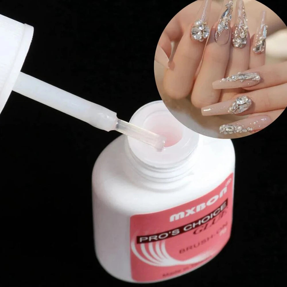 7ml Schnelltrocknender Nagelkleber für künstliche Nagelspitzen, kein UV-Licht erforderlich, Acrylnägel, Press-On-Nägel, Nagelkunstkleber, Salonbedarf