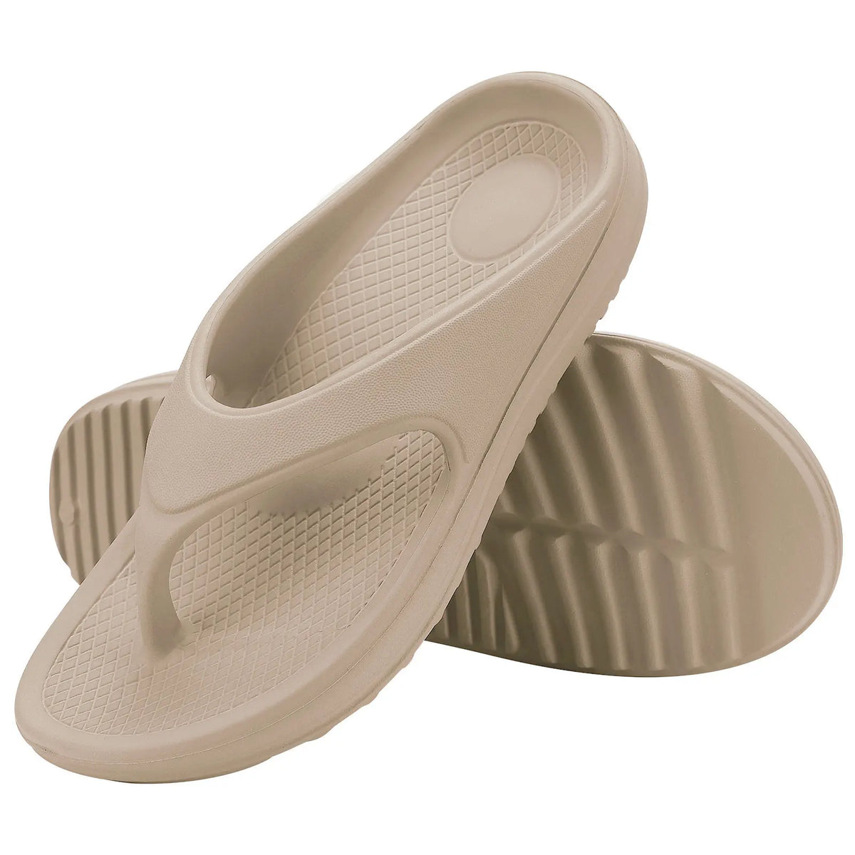 Shevalues Orthopädische Sandalen für Damen, modisch, Strand, Flip-Flop, Sommer, Outdoor, weiche Sandalen mit Fußgewölbeunterstützung, für Zuhause, Badezimmer, Rutschen