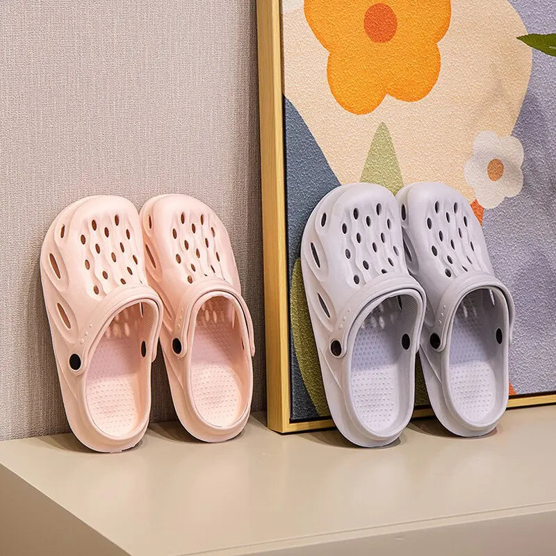 Frauen Sandalen Sommer lässig Eva leichte Outdoor-Damenschuhe Anti-Rutsch dicke Sohle Strand rutschen Paar Gartens chuhe