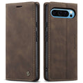Business Retro Leder Handyhülle für Google Pixel 10 9 8 Pro XL 10A 9A 8A 7 5G Luxuriöse Magnetische Flip-Kartenfach-Brieftaschenhülle