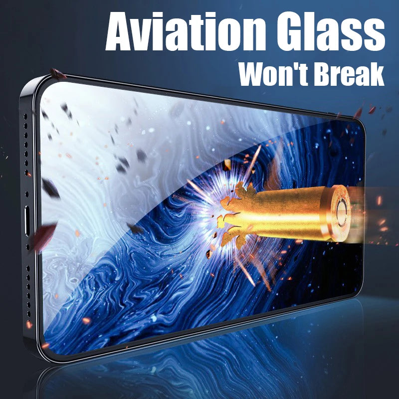 2/4PCS 9D Gehärtetes Glas Für iPhone 14 13 12 11 Pro Max Screen Protector Für iPhone 7 8 Plus X XR Xs Max Schutz Glas Film