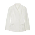 ETJ 2025 Damen-Anzugjacke im neuen Modedesign, dreidimensionaler Schnitt, hoher Kragen, schmale Anzugjacke und passende Freizeithose