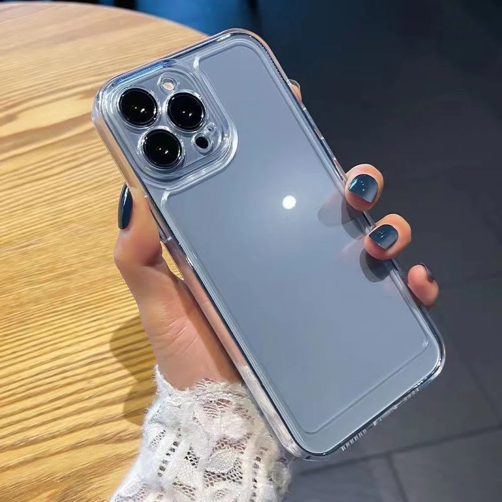 Handyhülle für iPhone 17 Pro Max Air Cover 11 16 15 12 13 14 Pro Max 16E 17pro Max iPhone 17 stoßfeste klare Abdeckung Funda Bumper
