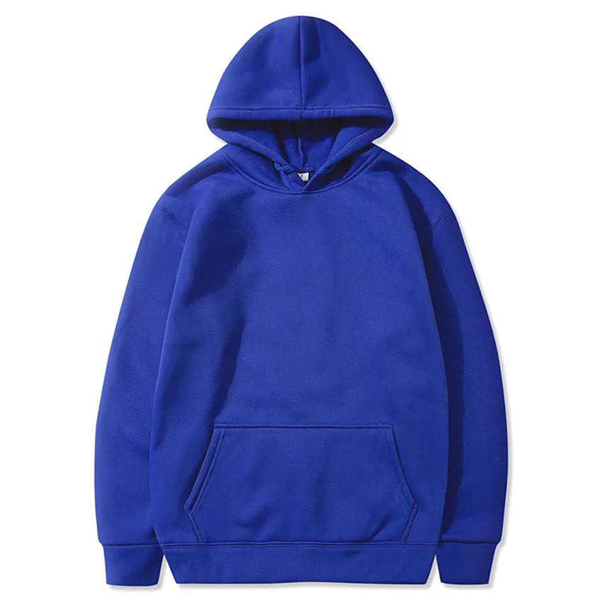 Damen Einfarbige Kapuzenpullover mit Taschen Sport Fitness Sweatshirts Modische Lässige Pullover in Verschiedenen Farben