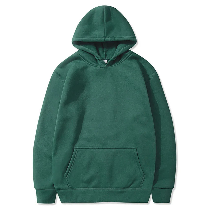 Damen Einfarbige Kapuzenpullover mit Taschen Sport Fitness Sweatshirts Modische Lässige Pullover in Verschiedenen Farben