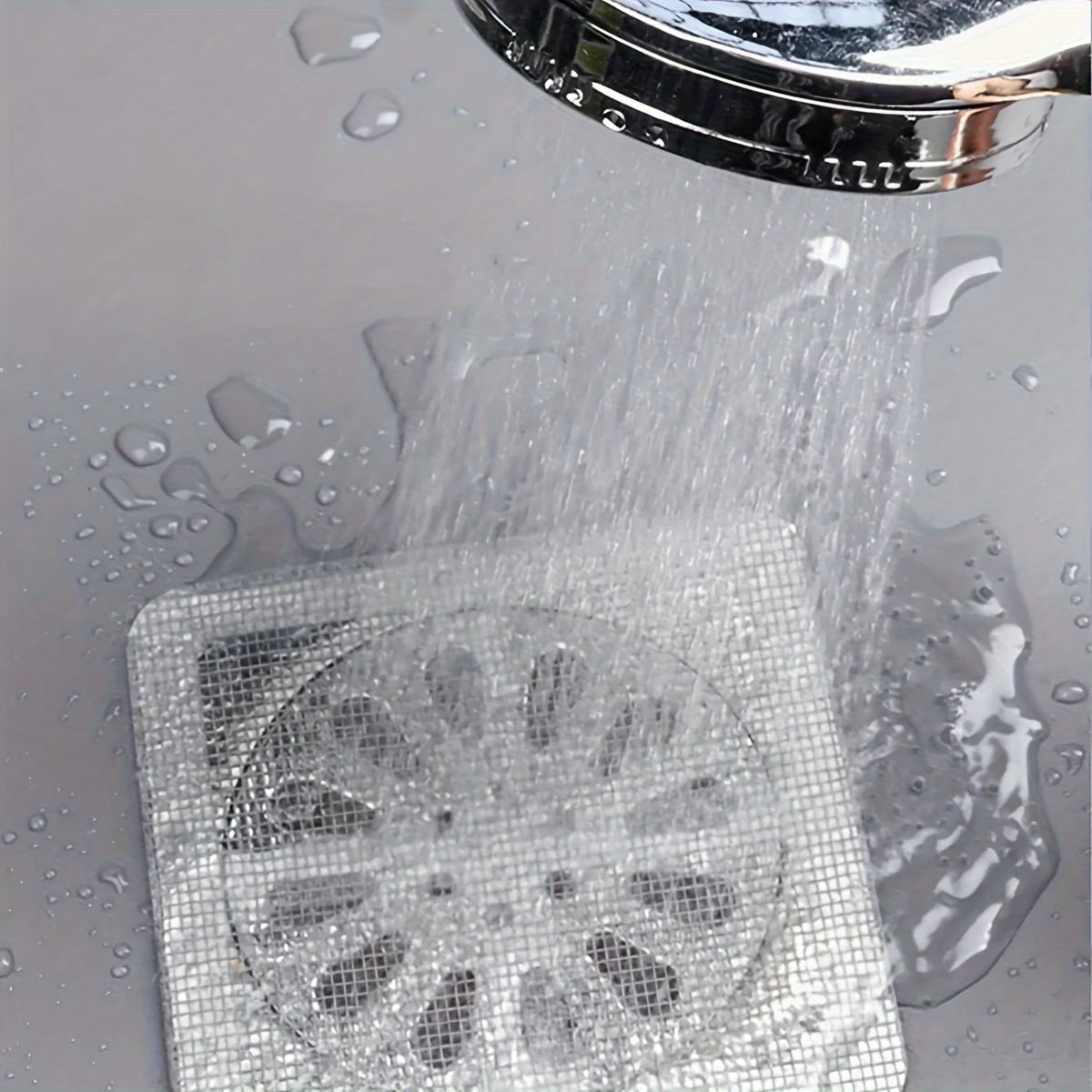 Duschablauf-Haarfänger, Haarfänger für die Dusche, Bodenspüle, Sieb, Filter, Netzaufkleber, Haarstopper für Badezimmer, Badewanne