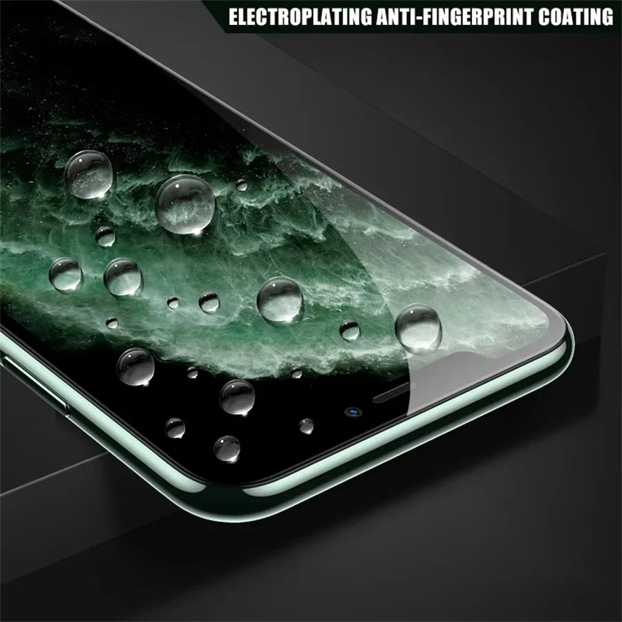 1–2 Stück gehärtetes Glas für iPhone 16 13 11 12 14 15 Pro Max Mini-Displayschutzfolie für iPhone 7 8 15 16 Plus X XR XS MAX SE Glas