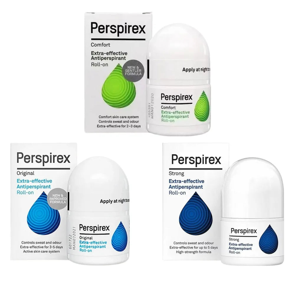24H Perspirex Antitranspirant für die Achselhöhlen, langanhaltender Schweiß-Deodorant, entfernt Achselgeruch, pflegt die Haut, erfrischend