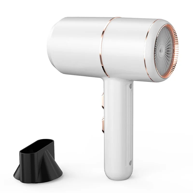 Tragbarer Hochgeschwindigkeits-Mini-Haartrockner. Professioneller Haartrockner für den Schlafsaal zu Hause. Intelligenter Ionen-Haartrockner