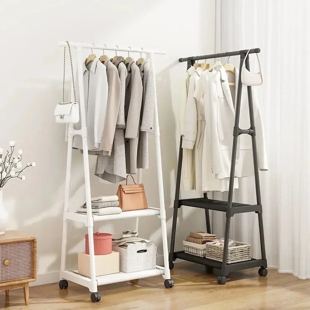 Multifunktionale Lagerung Schlafsaal Kleidung Trocknen Rack Stand Kleidung Rack Einfache Kleidung Mobile Hängende Kleidung Rack
