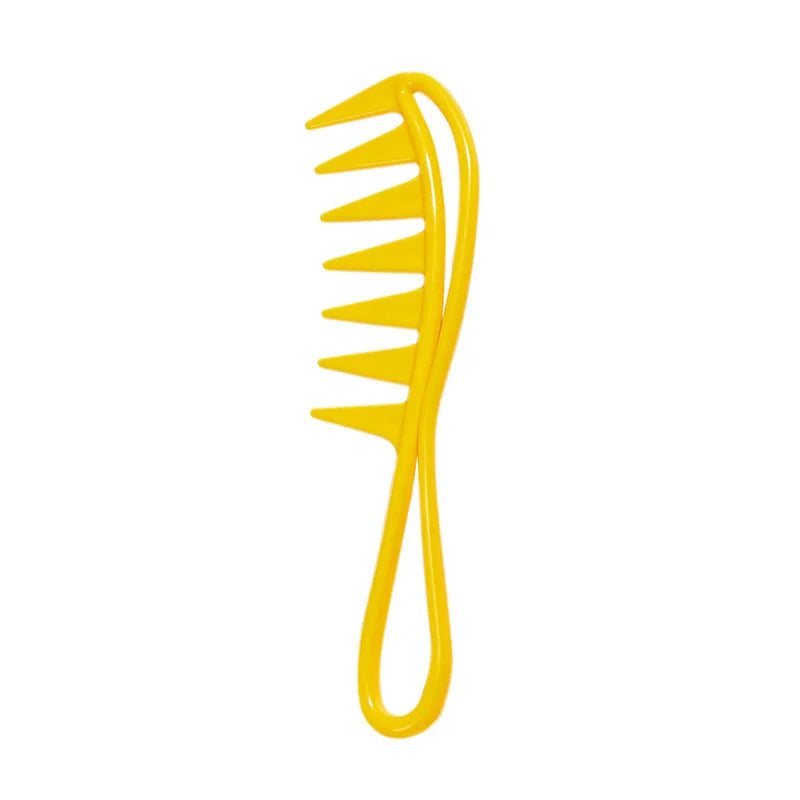 1 Stück Friseursalon großer Zahn breiter Kamm Glättung skamm Haushalts ölkopf Männer rücken Hohlkamm Salon Haarstyling-Werkzeuge