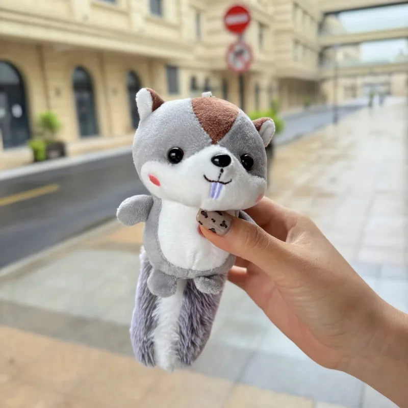 Niedliche Tier-Plüsch-Schlüsselanhänger, gefüllter Panda, kleiner Tiger, Schlüsselanhänger, Anhänger, Simulation, Tiger, Puppe, Plüschtier, Geschenke