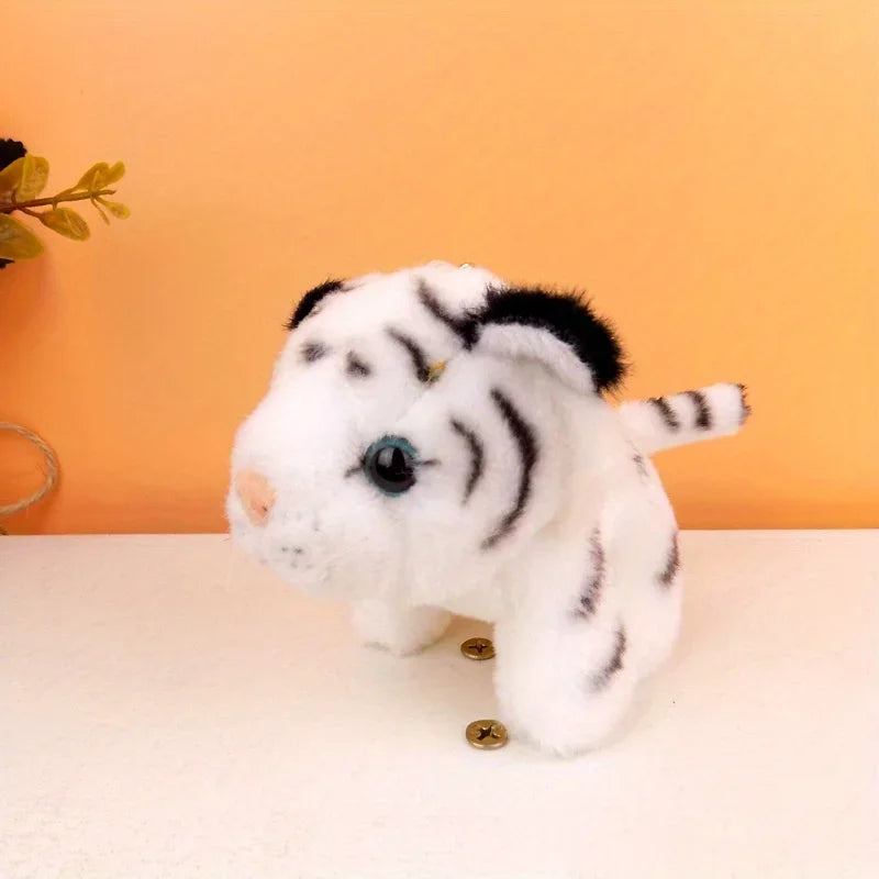 Niedliche Tier-Plüsch-Schlüsselanhänger, gefüllter Panda, kleiner Tiger, Schlüsselanhänger, Anhänger, Simulation, Tiger, Puppe, Plüschtier, Geschenke