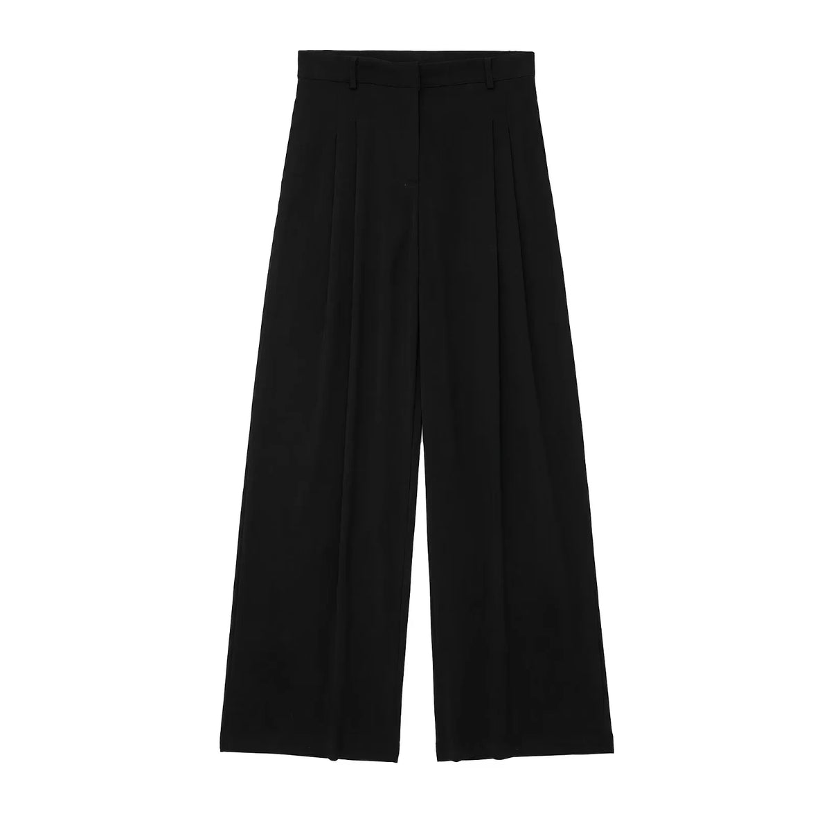 HH Hose-Sets für Damen, modisch, gelb, rückenfrei, Knopfhalter, bauchfreie Weste, Oberteil, gerade Hose, eleganter Büro-Damenanzug