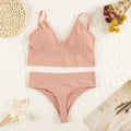 CHRLEISURE Frauen Unterwäsche Set Drahtlose Dessous Höschen Bh Sexy G-String Nahtlose Tank Crop Top Büstenhalter Neue