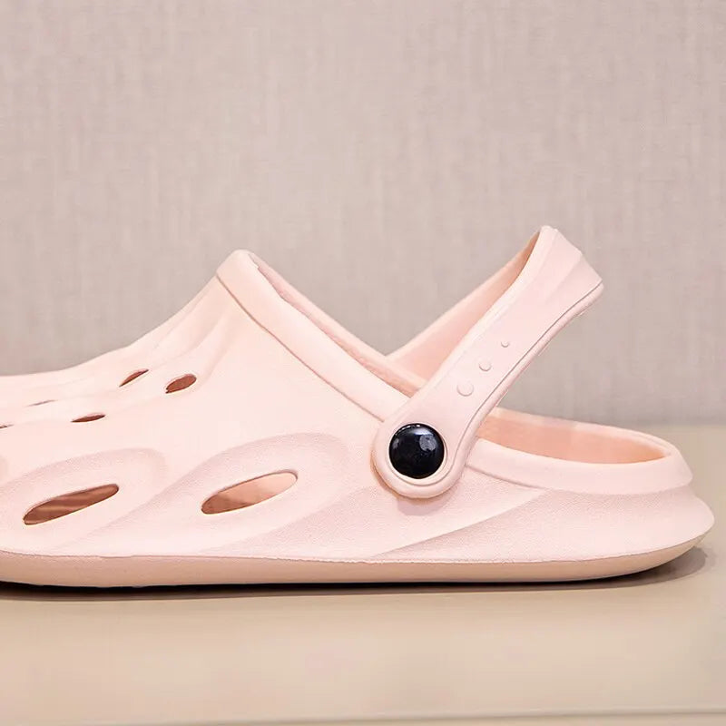 Frauen Sandalen Sommer lässig Eva leichte Outdoor-Damenschuhe Anti-Rutsch dicke Sohle Strand rutschen Paar Gartens chuhe