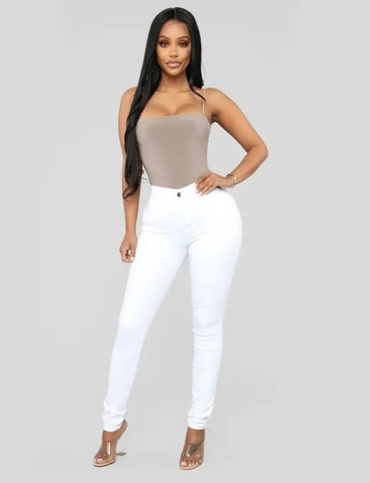 2026 NEUE Damen Skinny Jeans Hosen Vintage Denim Jeans Damen Mode Stretch-Hosen Streetwear Gerades Bein Hüftumschließende Jeans