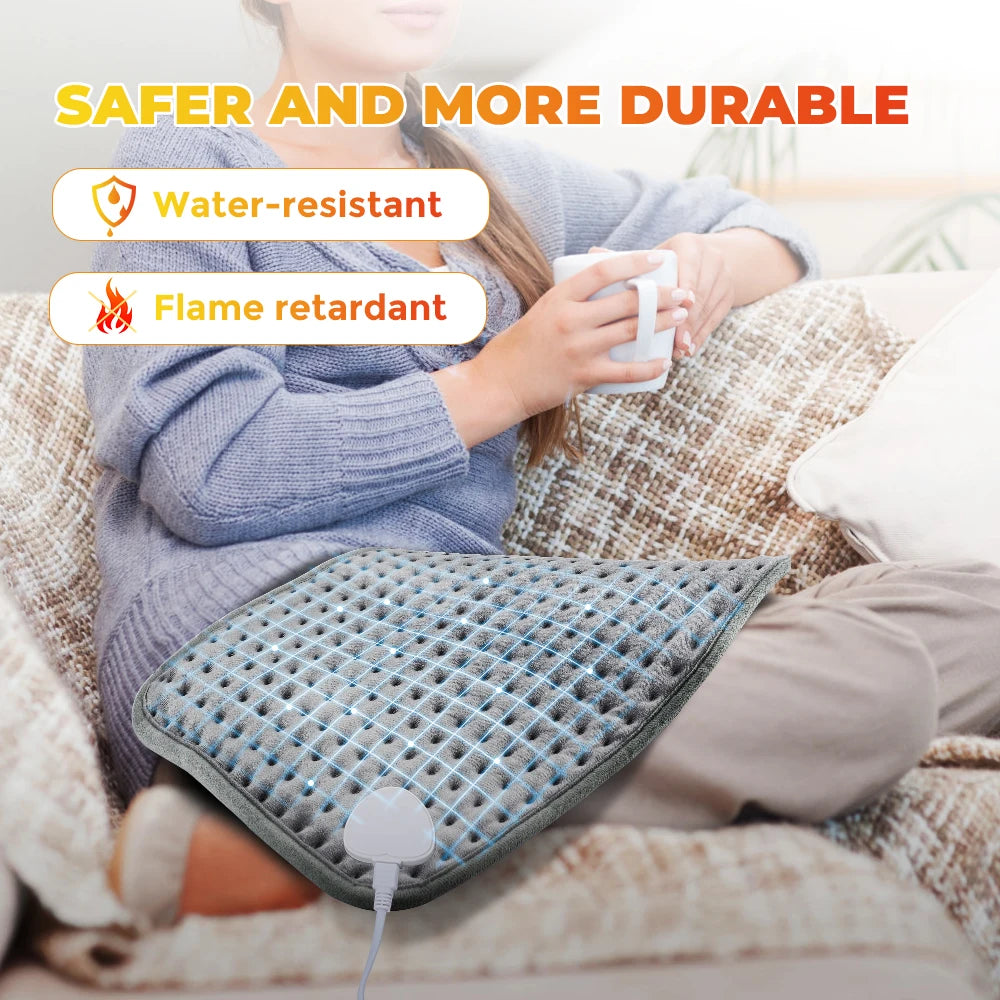 30*59cm Elektrische Heizung Pad Wasserdichte Winter Heizung Bauch Schulter Zurück Schmerzen Relief Physiotherapie Decke Warme Matte Sofa bett
