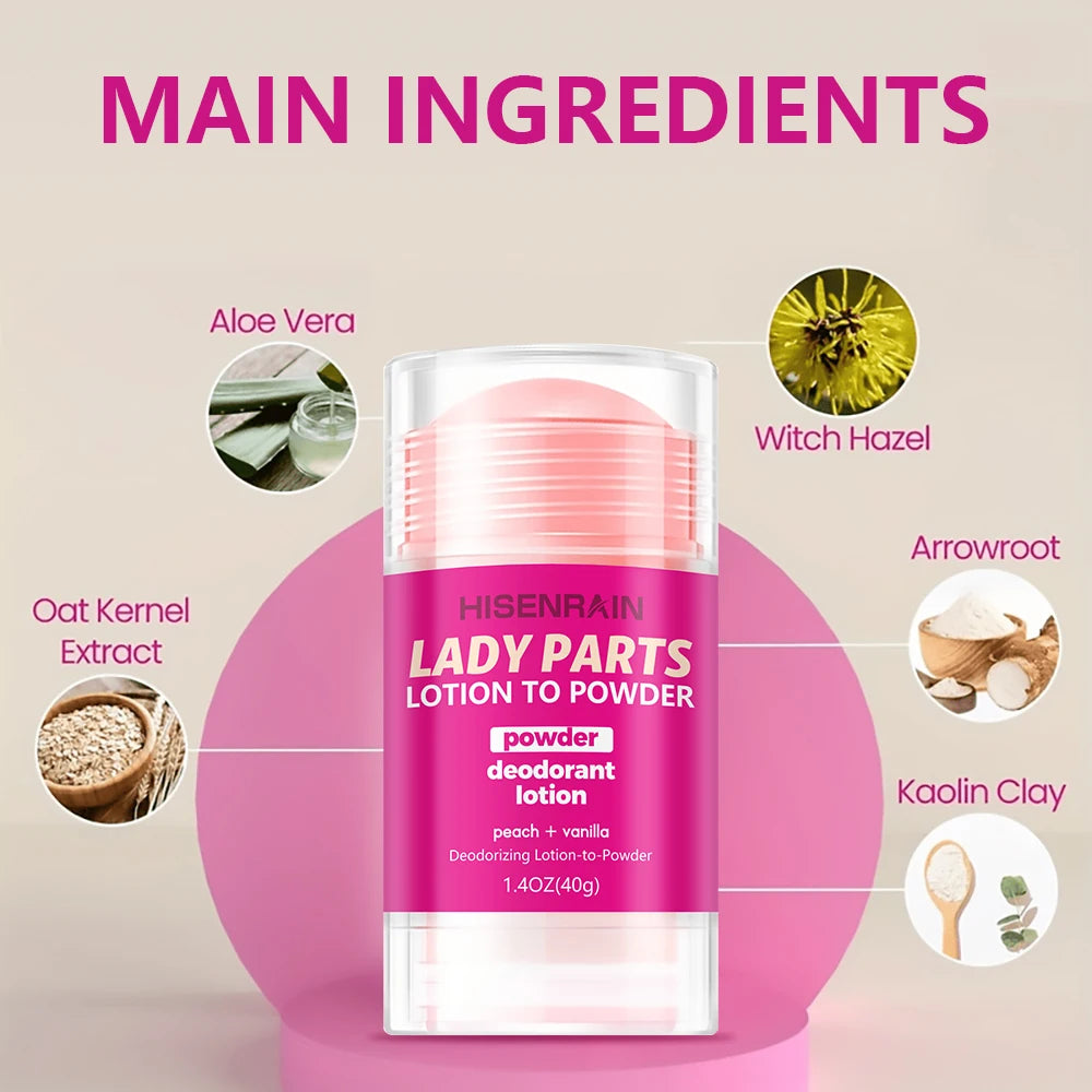 Femininer Intim-Deodorant Pfirsich-Stick für Frauen - Langanhaltender Geruchsneutralisierer, Frische & Sanfte Pflege, Natürliche Inhaltsstoffe