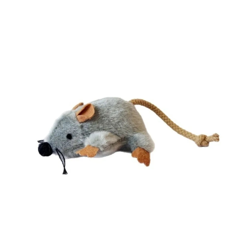 Interaktive Katzenmaus mit Kompaktem Design für Kätzchen und Katzen - Tägliches Spielzeug zum Kauen