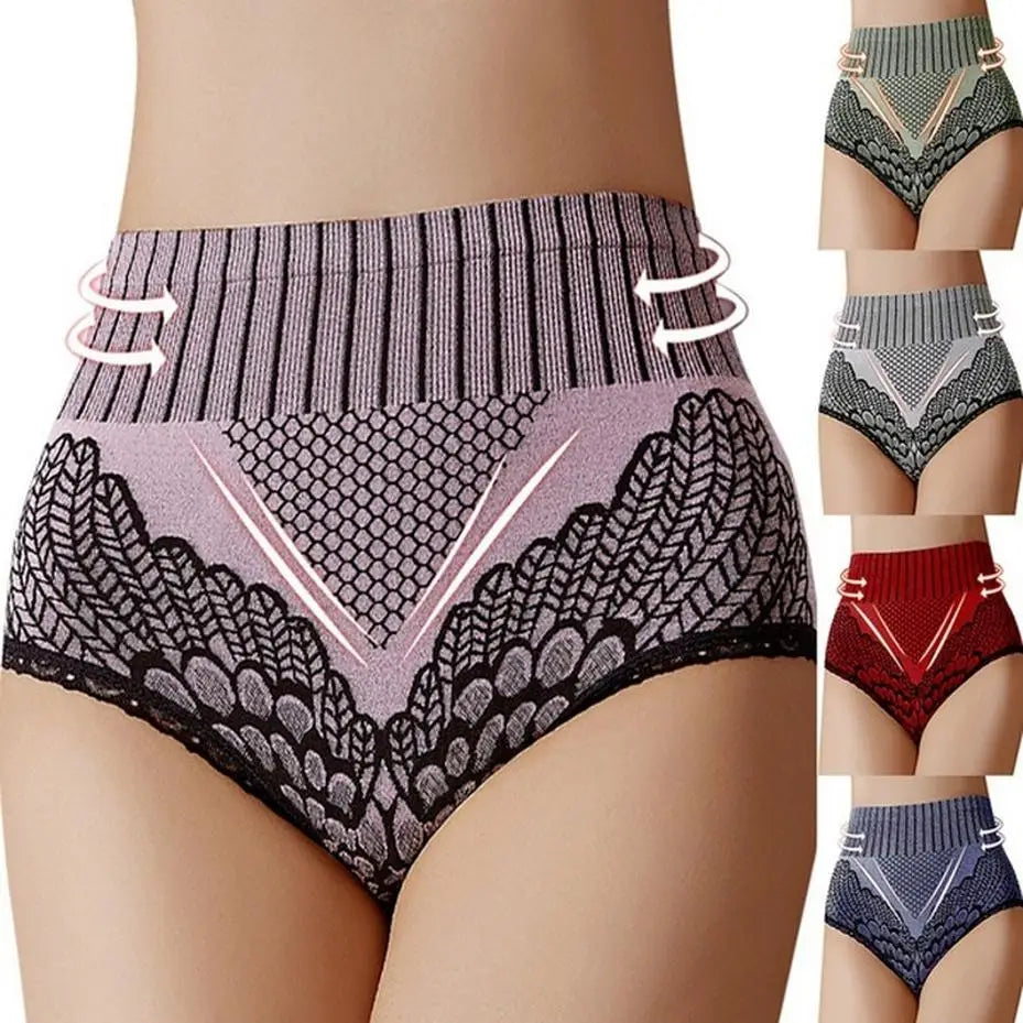 Neue Weiche Dehnbare Nahtlose Hochtaillierte Slips Damen Shapewear Unterwäsche Atmungsaktiv Komfortabel Täglich Tragbar Übergröße Damenunterhosen
