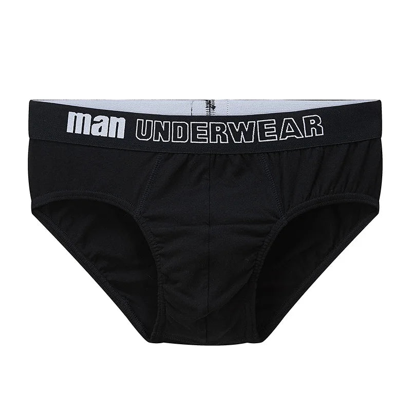 Männer Baumwolle Slips Bequeme Atmungsaktive Unterwäsche Freche Höschen Einfarbig Mann Unterwäsche Homewear Männliche Slips
