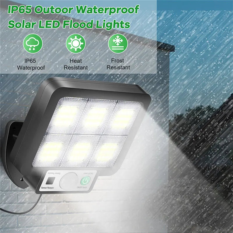 Im Freien wasserdichte Notfall Straße Garten Sicherheit Dekor Lampe LED Solar Split Wand Lampe Bewegungsmelder Sonnenlicht Licht 3-Modus