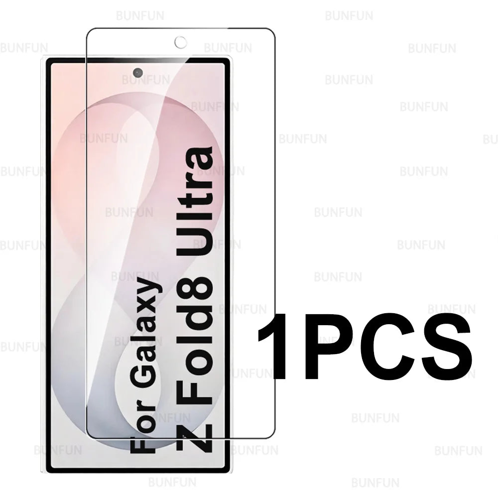 4in1 für Samsung Galaxy Z Fold8 Fold 8 Ultra 5G Displayschutzfolie Außenfolie für SamsungZFold8 ZFold8Ultra Kamera gehärtetes Glas