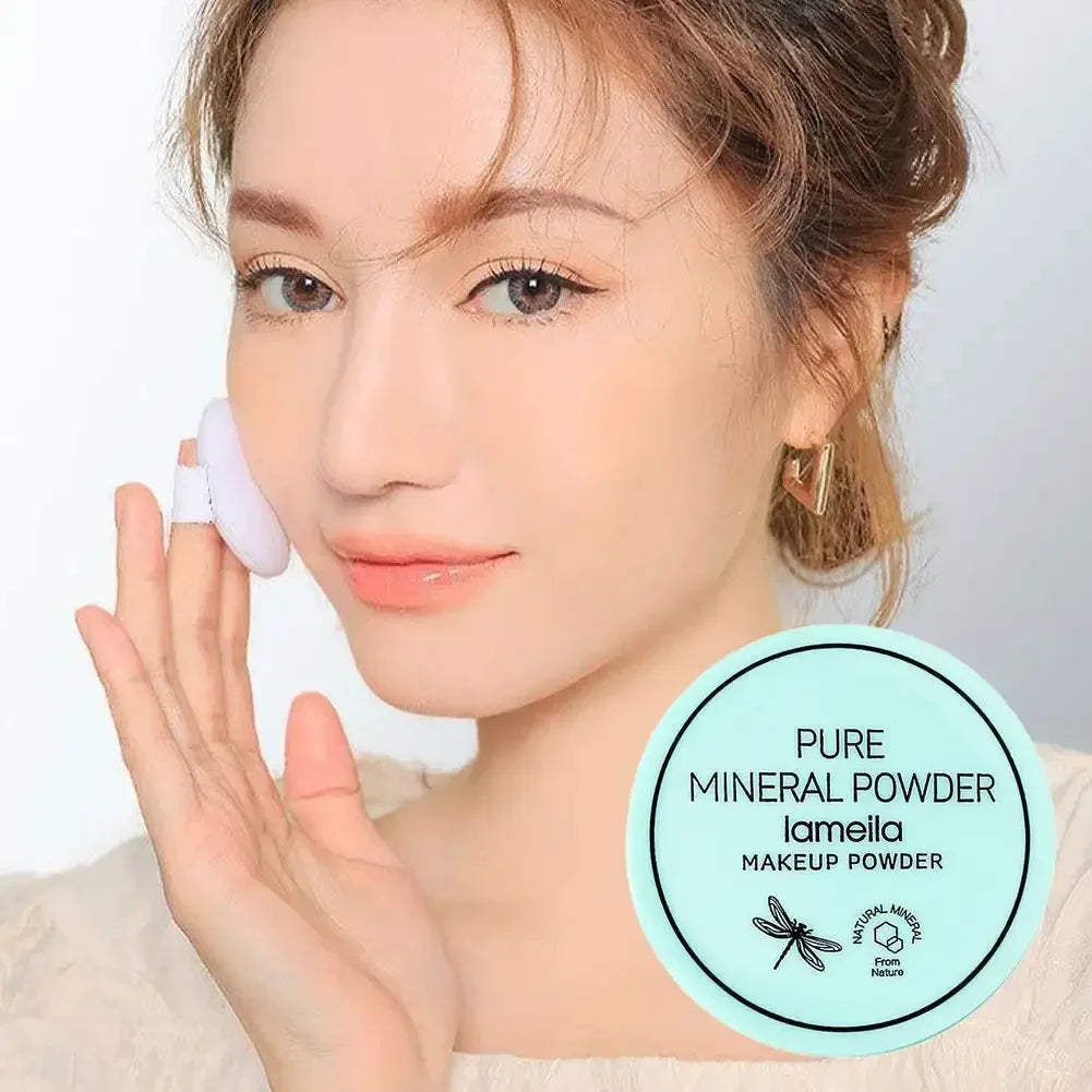 Gesichtspuder, Ölkontrolle von Poren und feinen Linien, loses Backen, Gesichtsfixierpuder, Make-up, Soft Focus Effect, Make-up-Fixierpuder