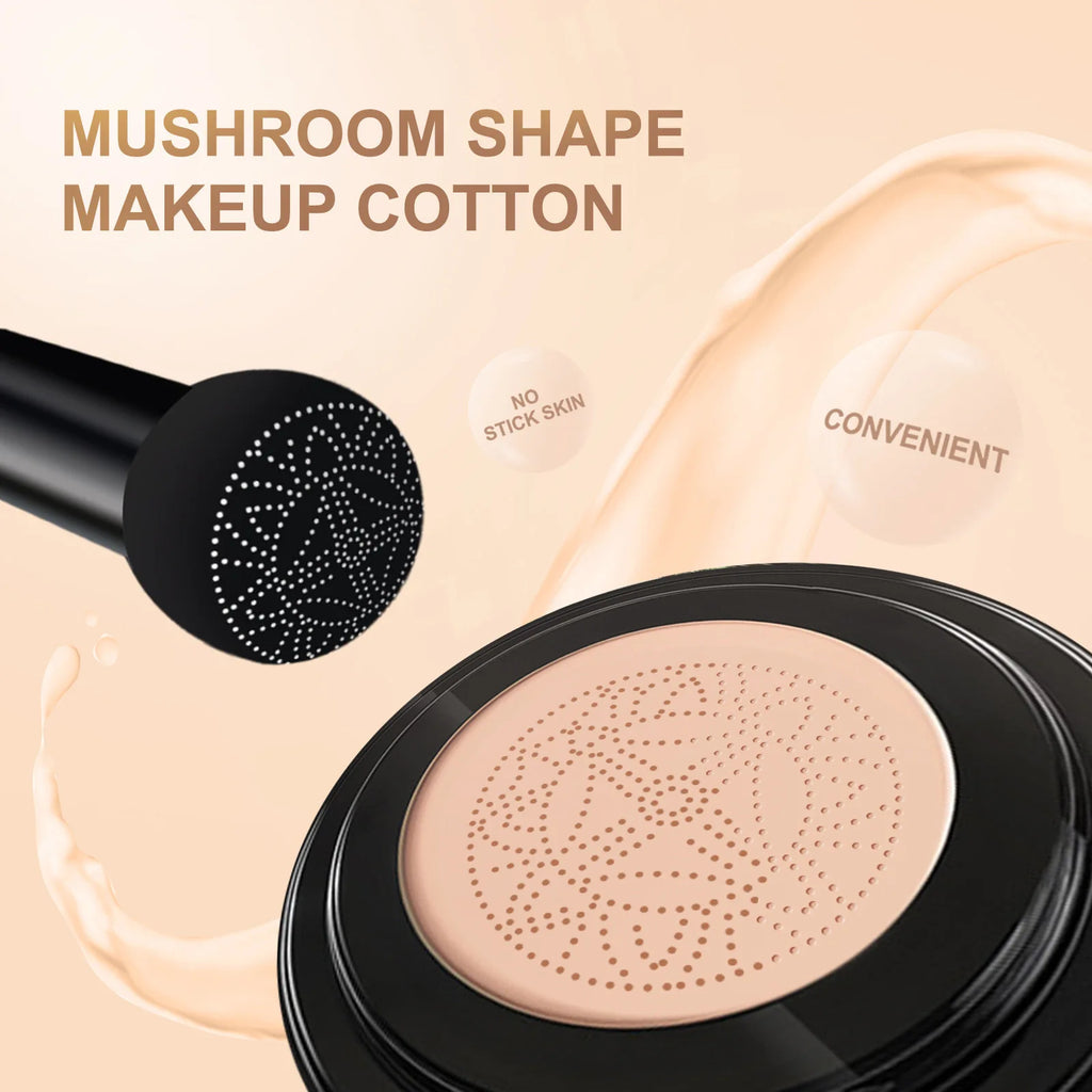 EELHOE Pilz Luftkissen CC Creme Pilzkopf Wasserdicht Erhellen Basis Make-Up Kosmetik Professionelle Concealing Foundation