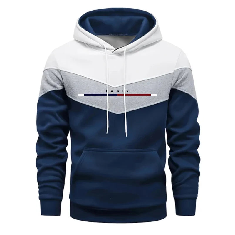 Lässige Qualität, heißer Verkauf, Herren-Trainingsanzug, modischer Kapuzenpullover, dreifarbiges Sweatshirt und Jogginghose, tägliche Sportbekleidung, Herrenanzug, Komfort, Sport